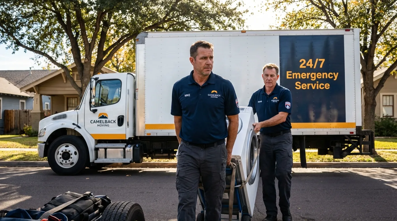 CamelBack Moving crew loading furniture in Salt Lake City, UT